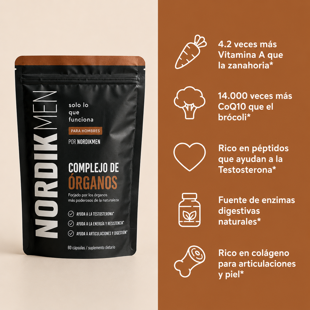 NORDIK MEN — Complejo de Órganos 5 En 1