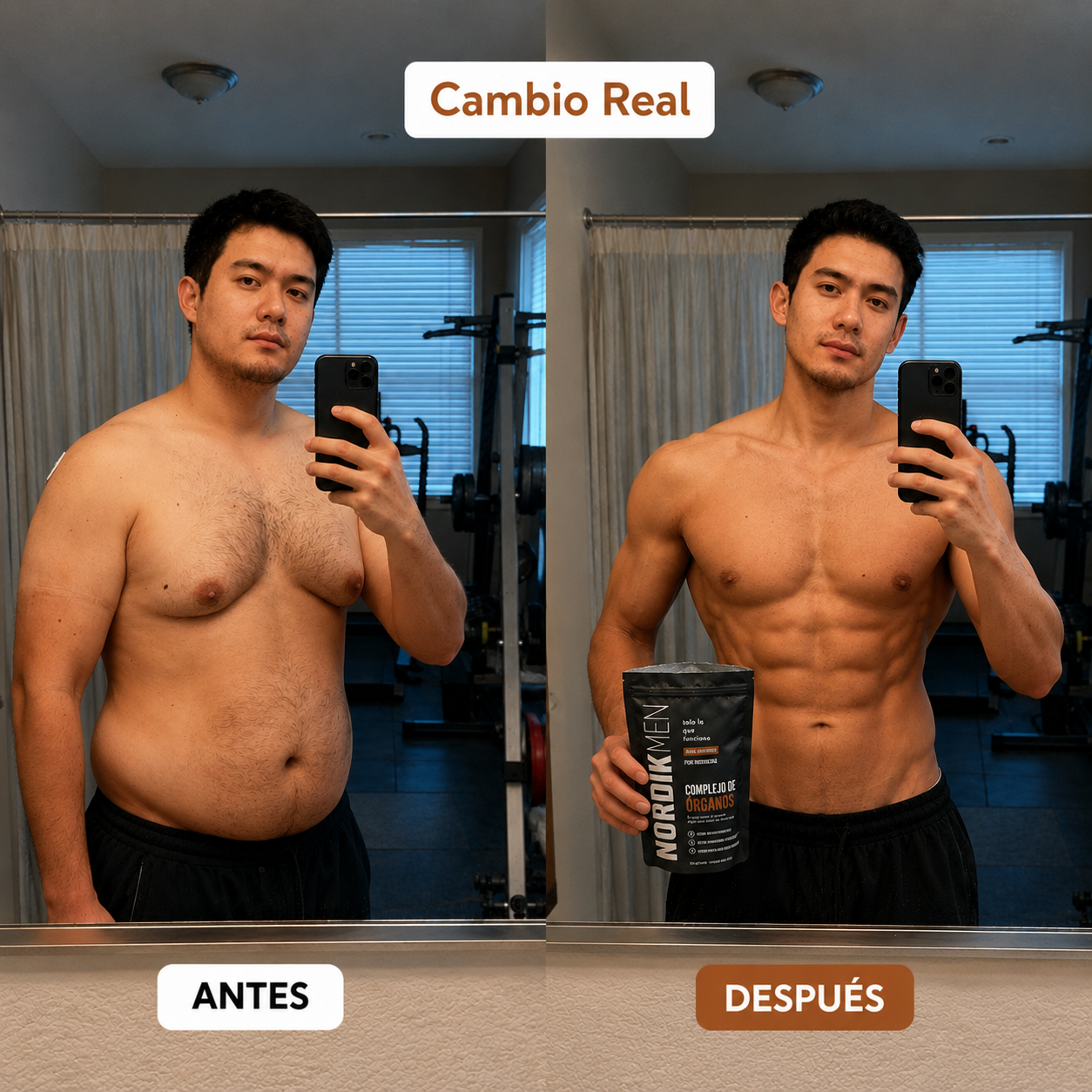 NORDIK MEN — Complejo de Órganos 5 En 1
